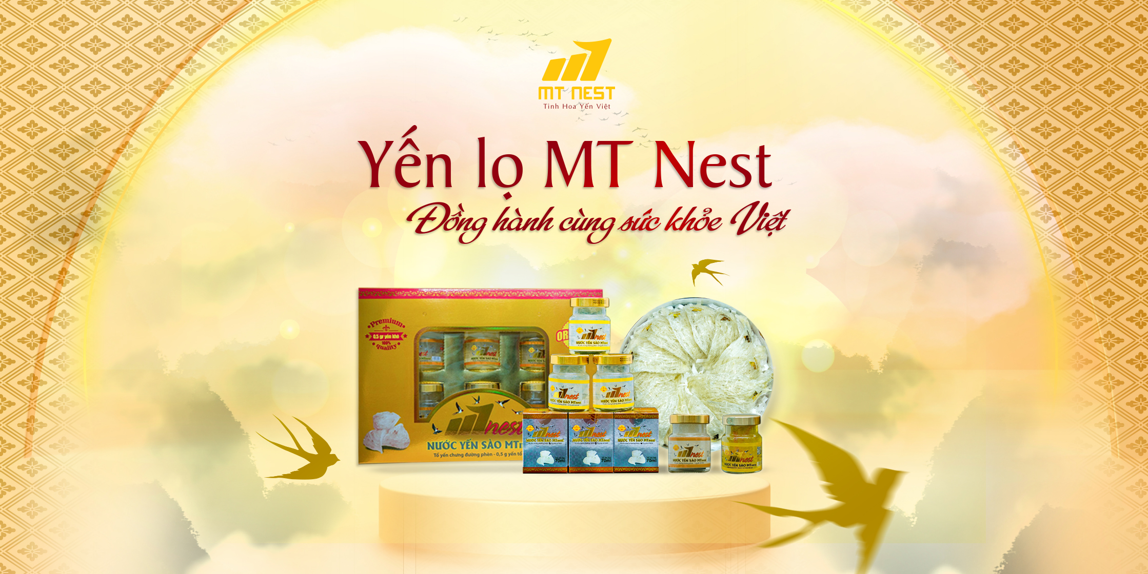 yến lọ MT Nest đồng hành cùng sức khỏe Việt