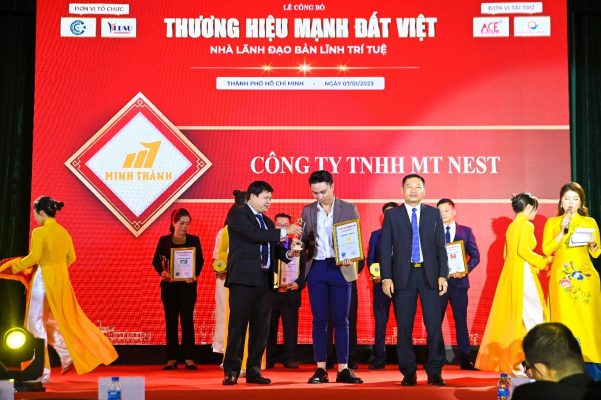 Công ty TNHH MT NEST vinh dự nhận được giải thưởng “Thương hiệu mạnh đất Việt